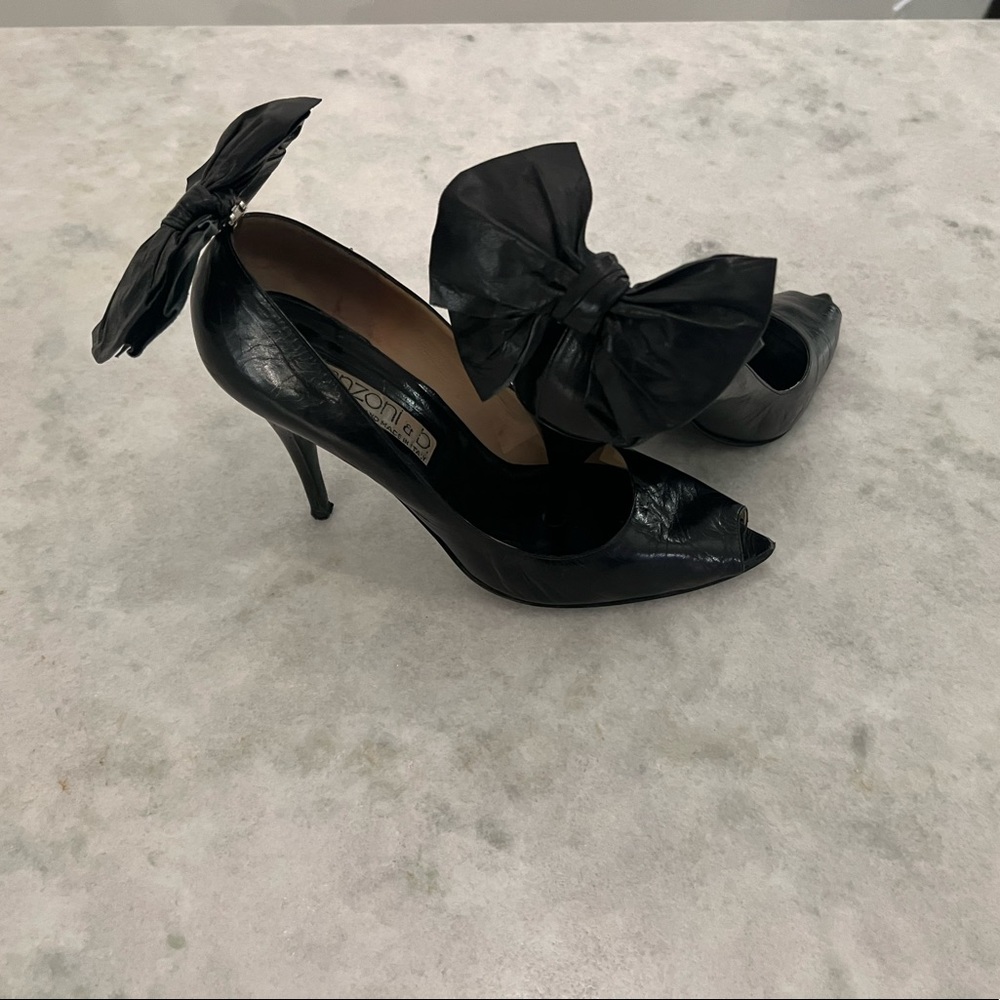 Haute Couture Vintage Lanzoni B shoes Made in Itlay - Picture 2 of 10